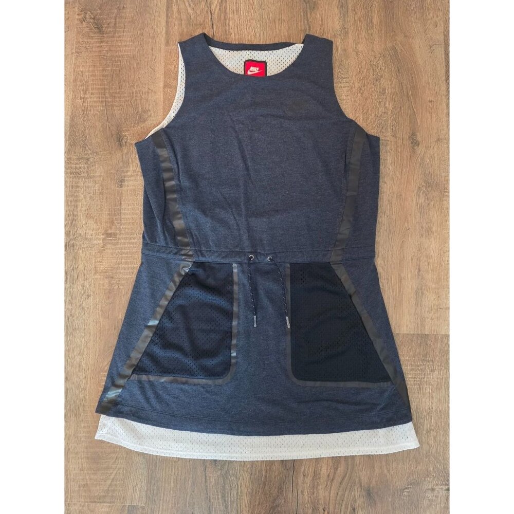 Nike Premium Tech Blue Pack Jersey Performance Tank Dress M 811775-473 - Picture 3 of 12